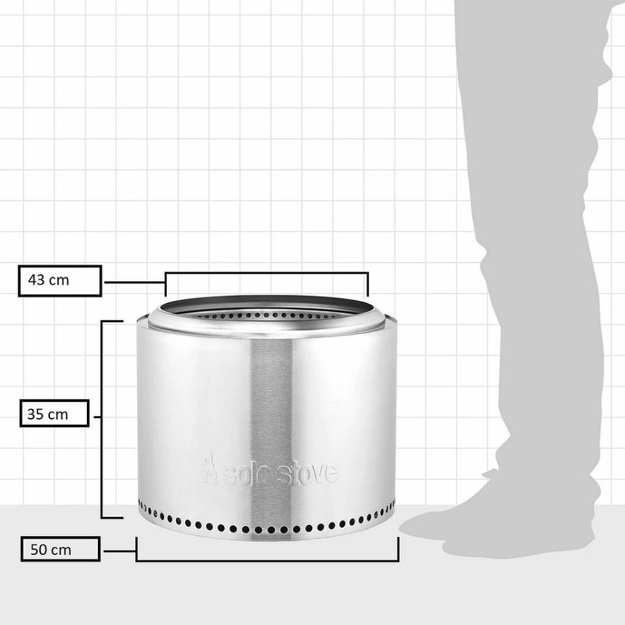 Brasero Bonfire 2.0 + Base Solo Stove12#Plata