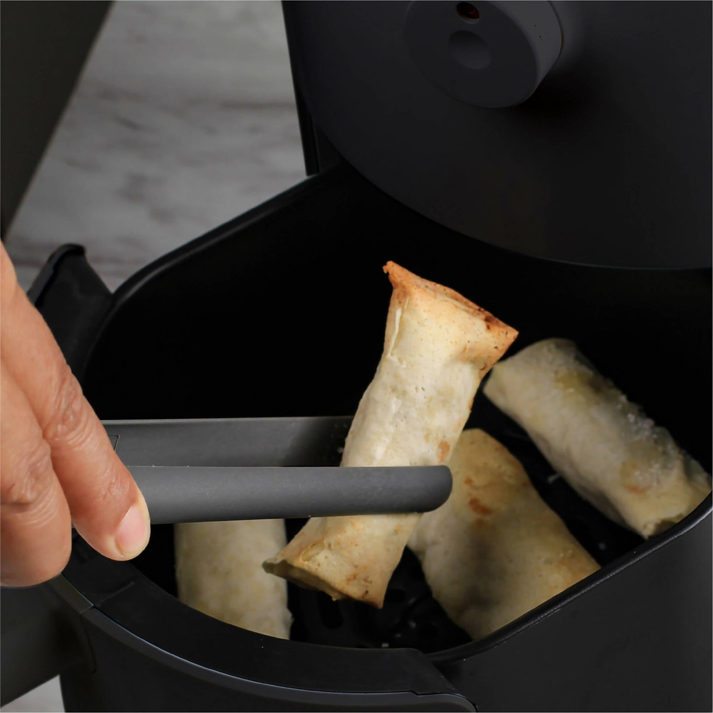 Freidora de Aire Manual Thor Cyclonic Air Heat 4 Lts6#Negro