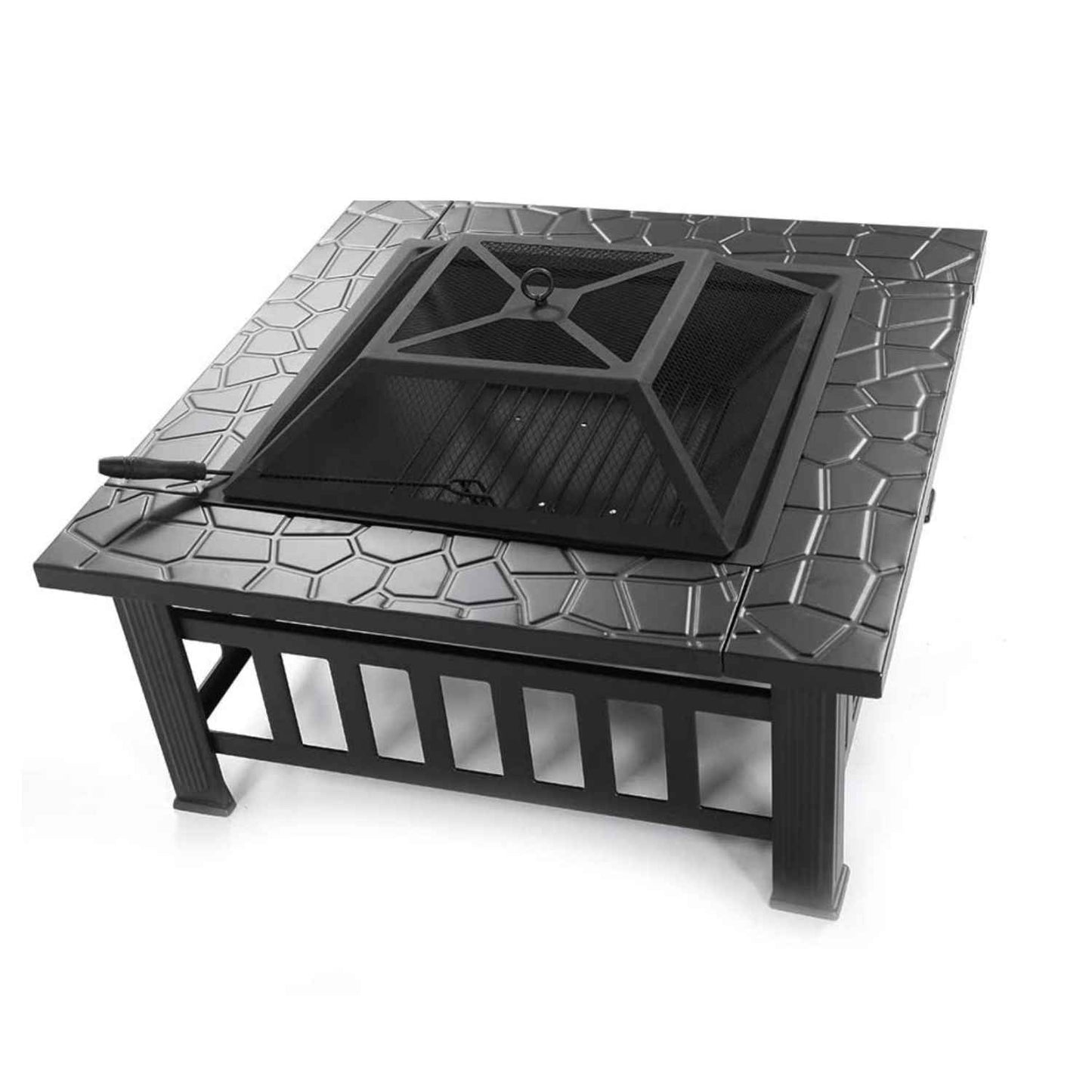 Fogón Brasero Cooler Metal 3 en 15#Negro