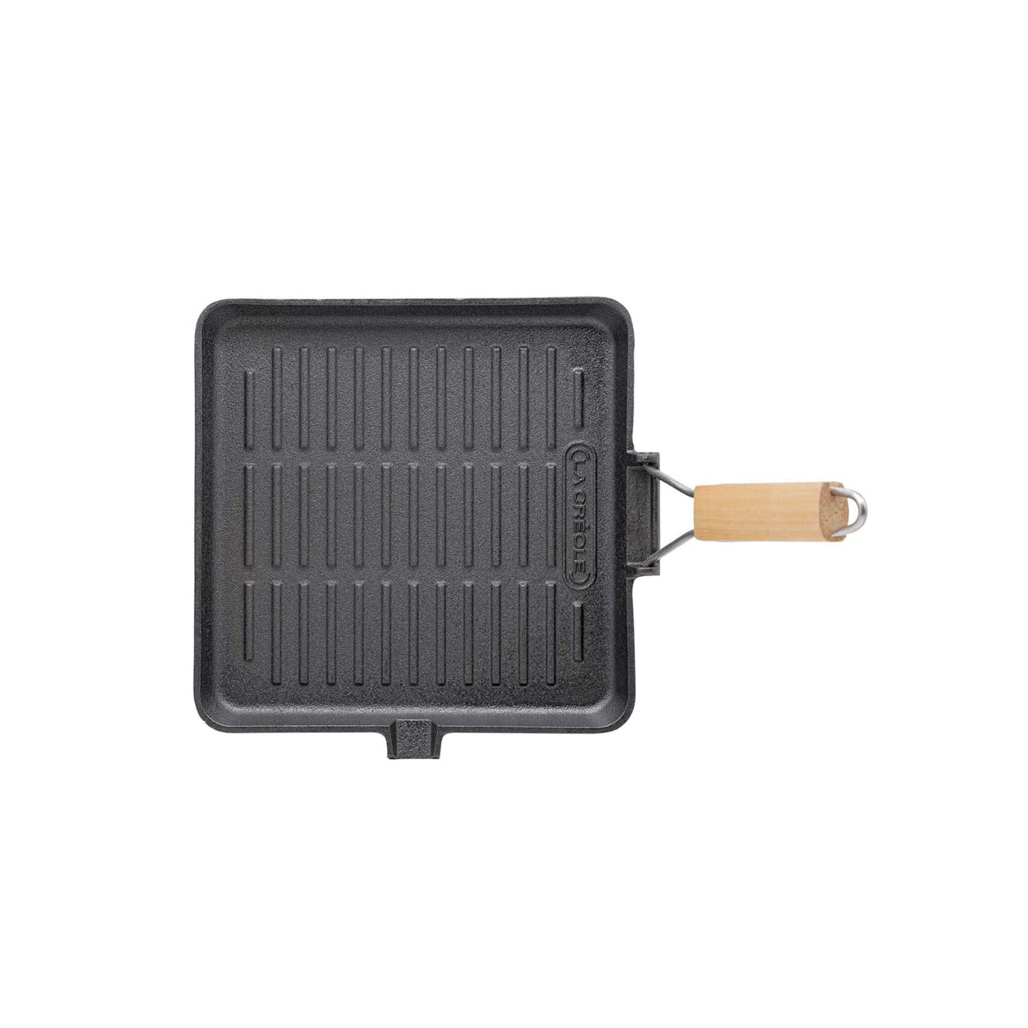 Sartén Grill Cuadrado con Vaciador 28 Cm3#Negro