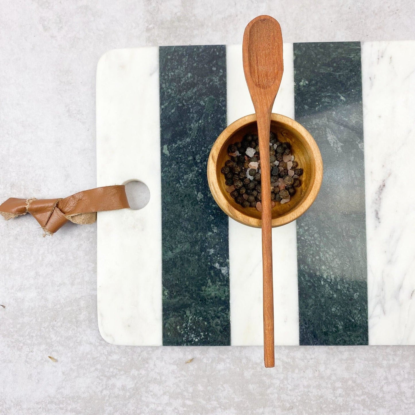 Tabla Palermo Mármol Rallada5#Blanco|Verde