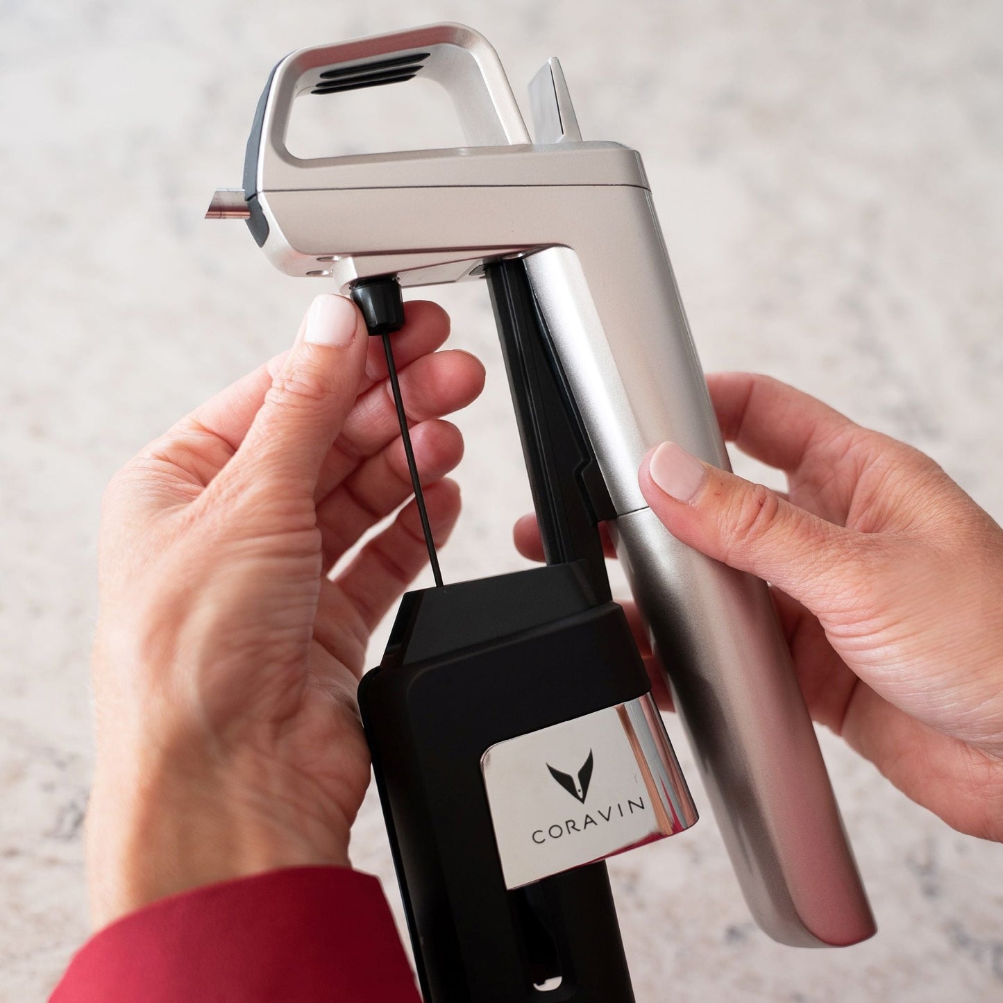 Aguja Fast Pour Para Dispensador de Vinos Coravin5#Negro