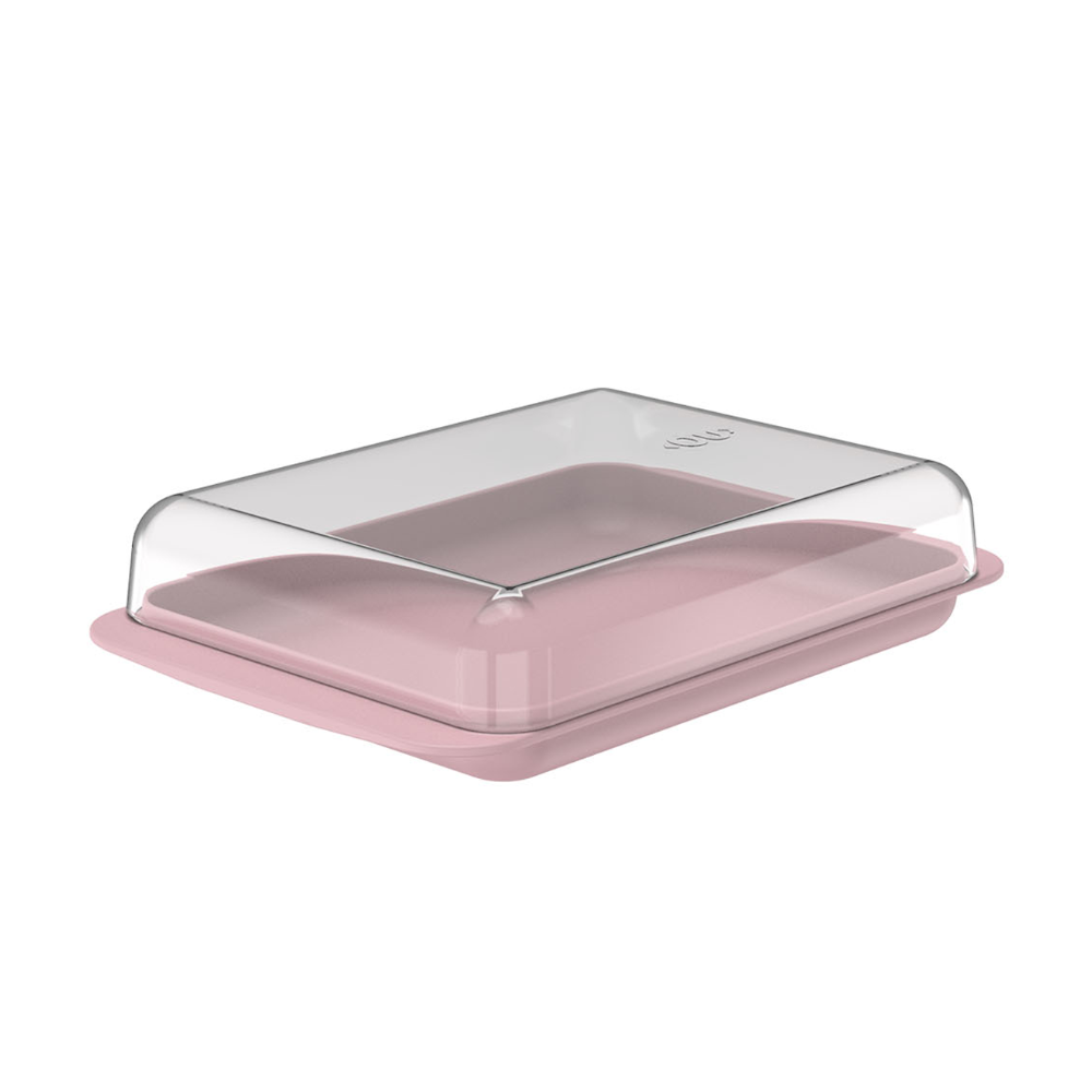 Pack de 2 Contenedores Jamón/Queso Break4#Rosado