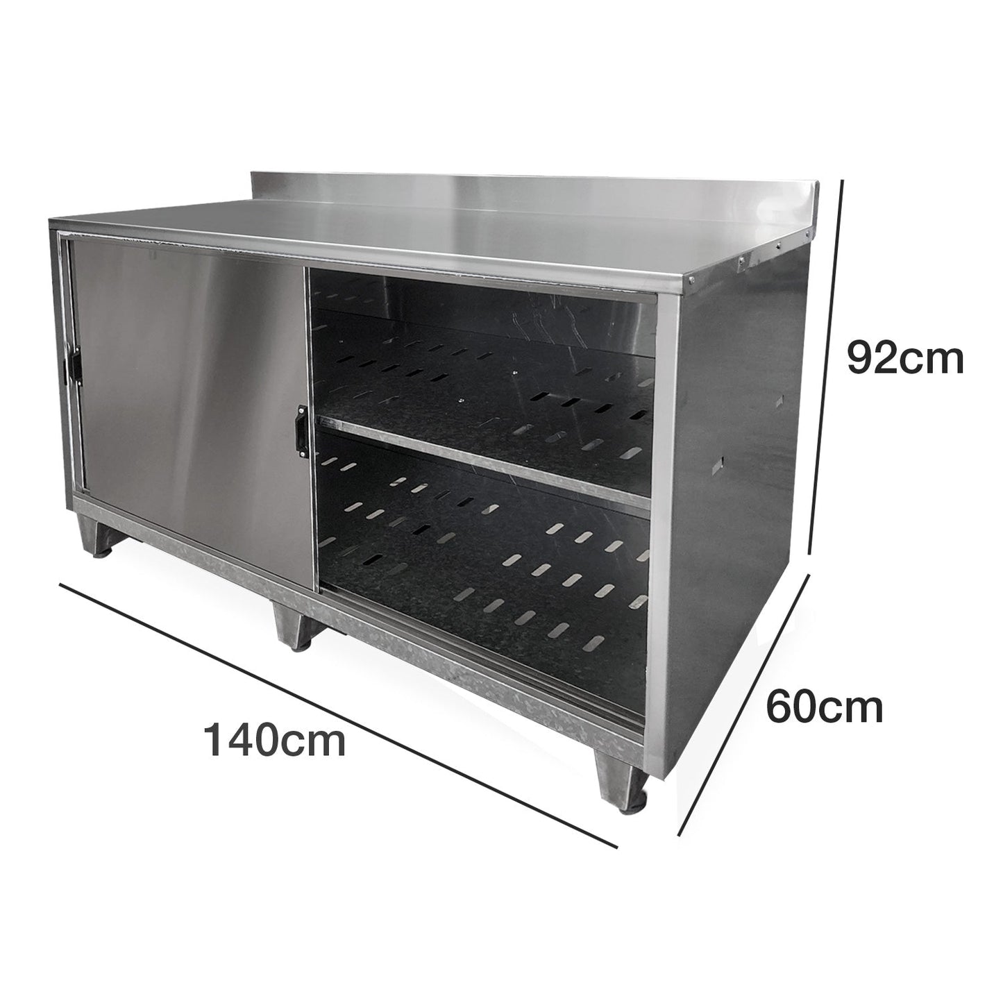 Mueble Mural Inox. Puertas Correderas ECO -1404#Gris