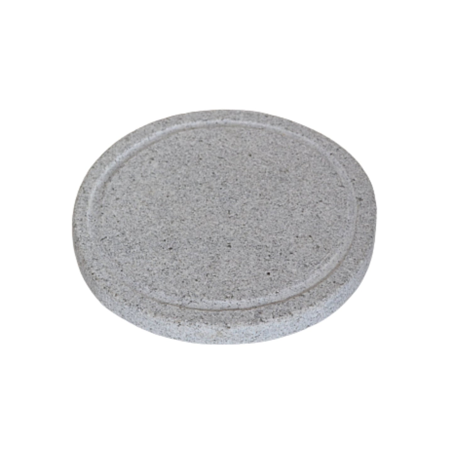 Plato Provoleta Piedra Cantera con Borde3#Gris