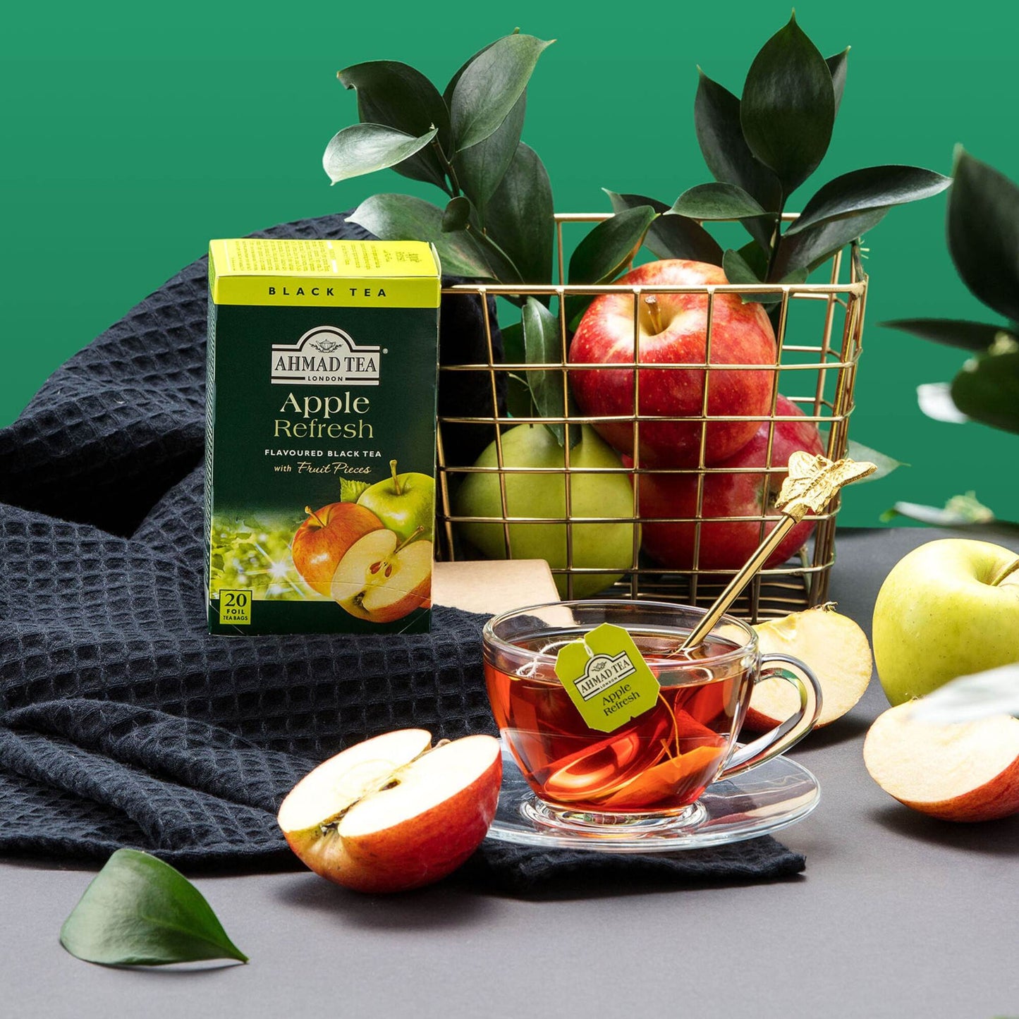 Té negro Ahmad Apple Refresh (Caja 20 Unidades)1#Sin color