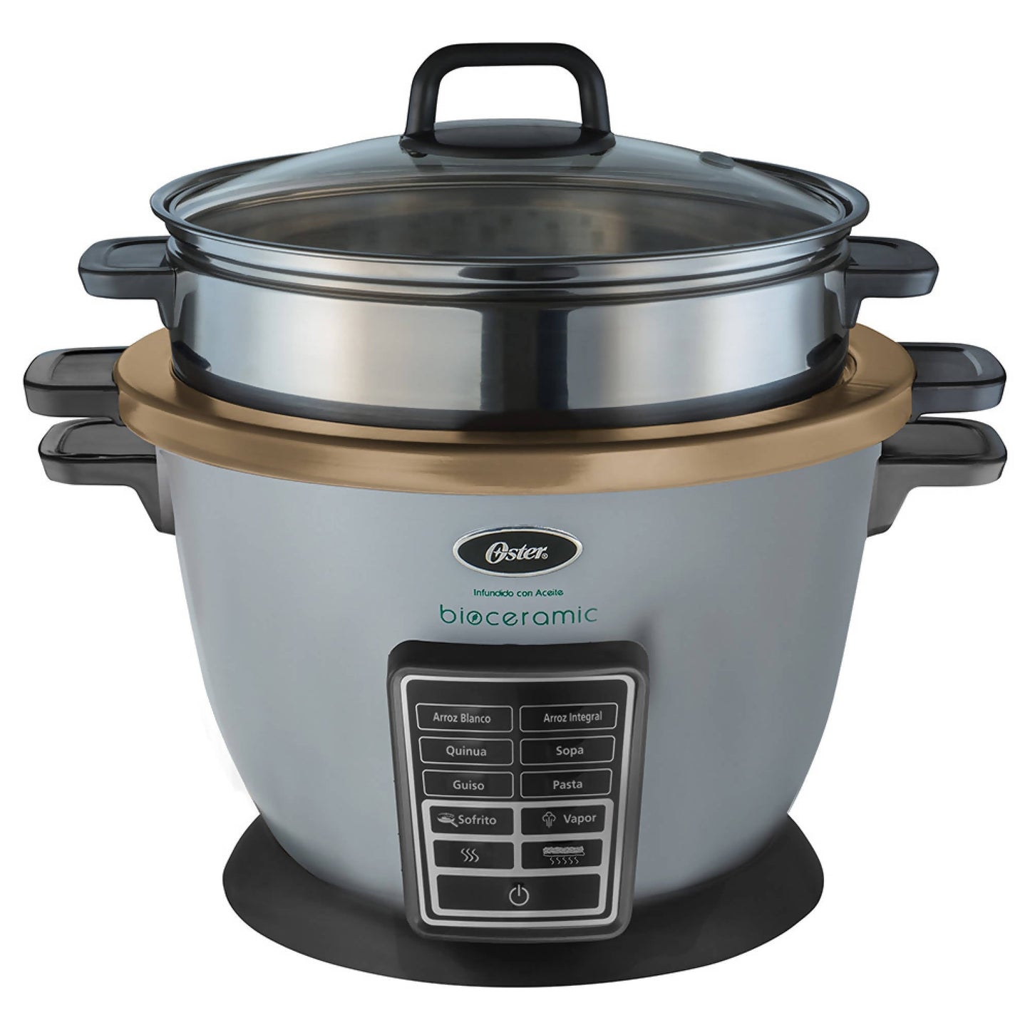 Arrocera 10 en 1 Antiadherente Bioceramic™ CKSTRC9030S4#Gris