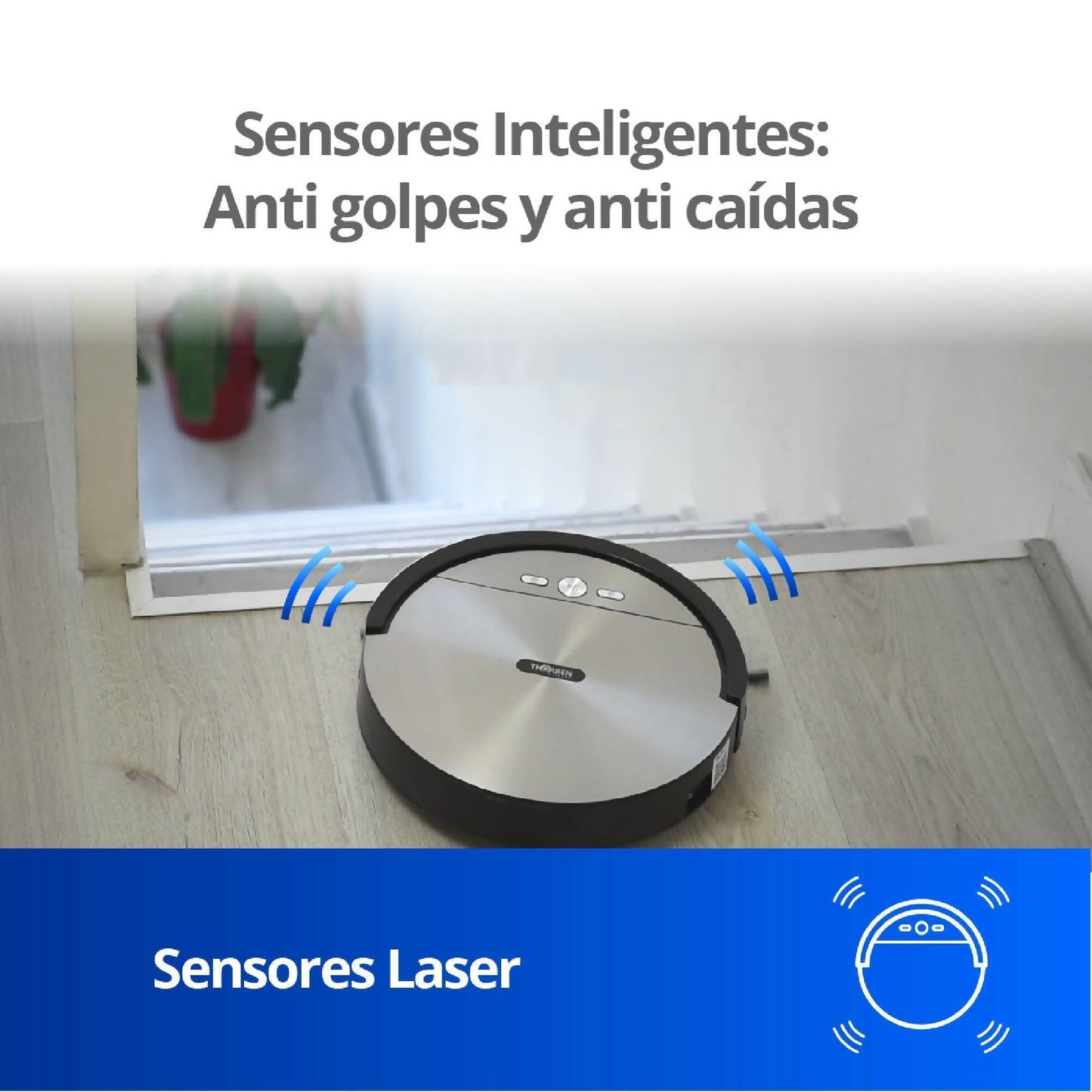 Aspiradora Robot Thor Dual T-Bot Plus9#Gris