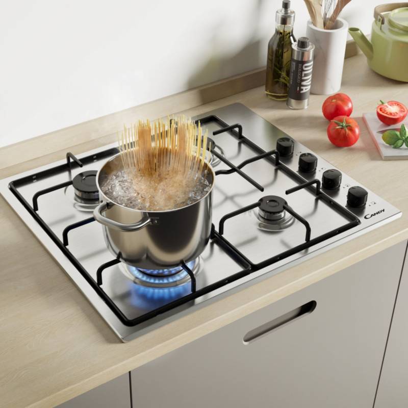 Encimera A Gas Natural Convertible A Gas Licuado2#Acero