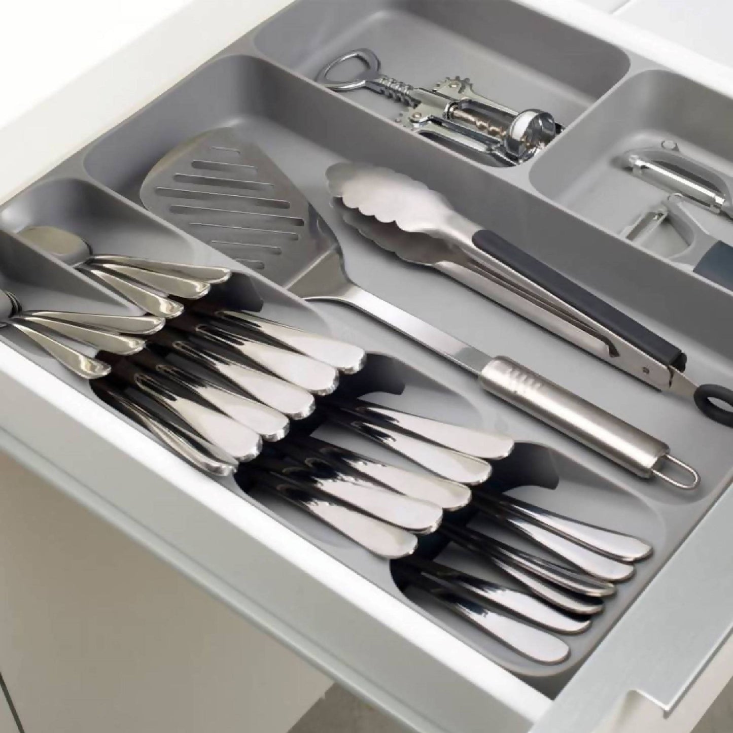 Porta Cubiertos Escalonado4#Gris