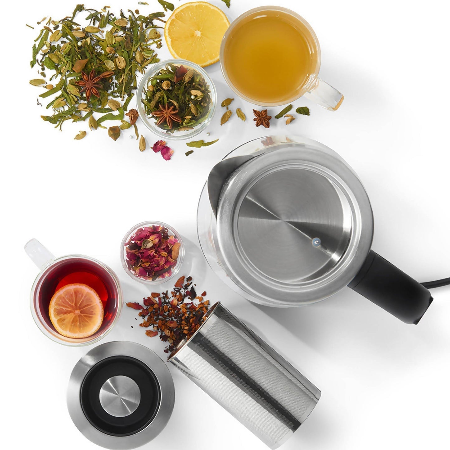 Hervidor Infusor Té + Selector Temperatura 1.7 Lts BVSTKT89905#Sin Color