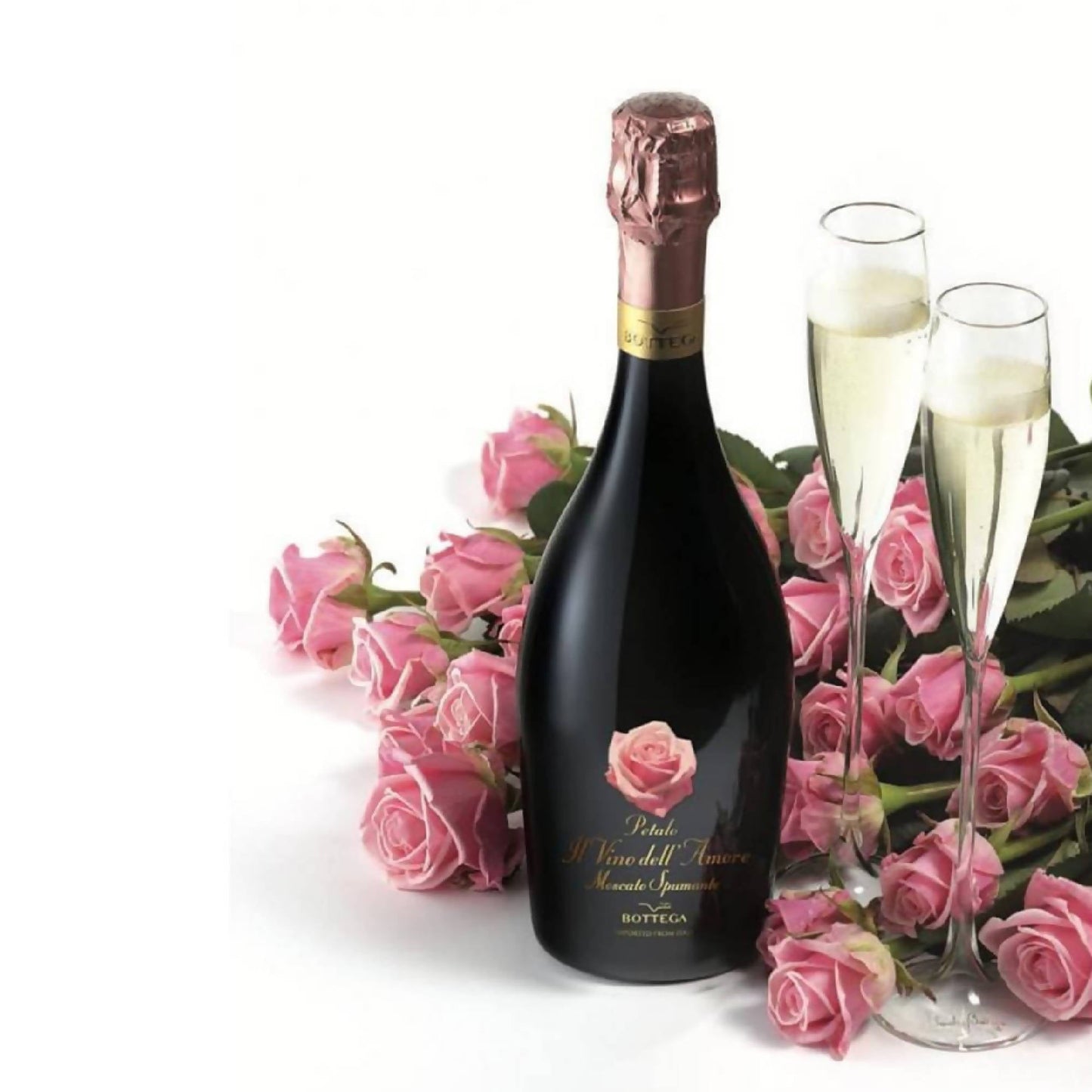 Bottega Petalo Il Vino Dell'amore Moscato Spumante Dolce 750 ml3#Sin color