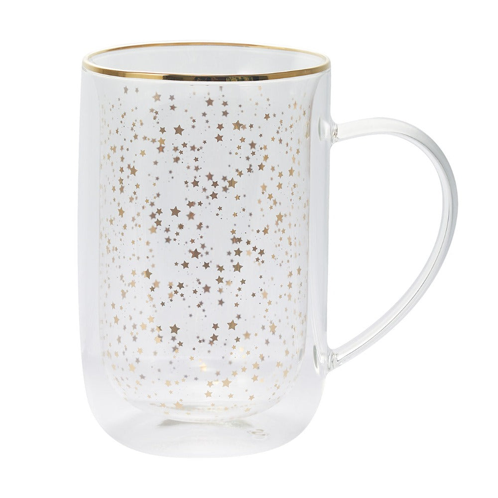Mug Bhoro Doble Vidrio Golden Stars 470 ml3#sin color
