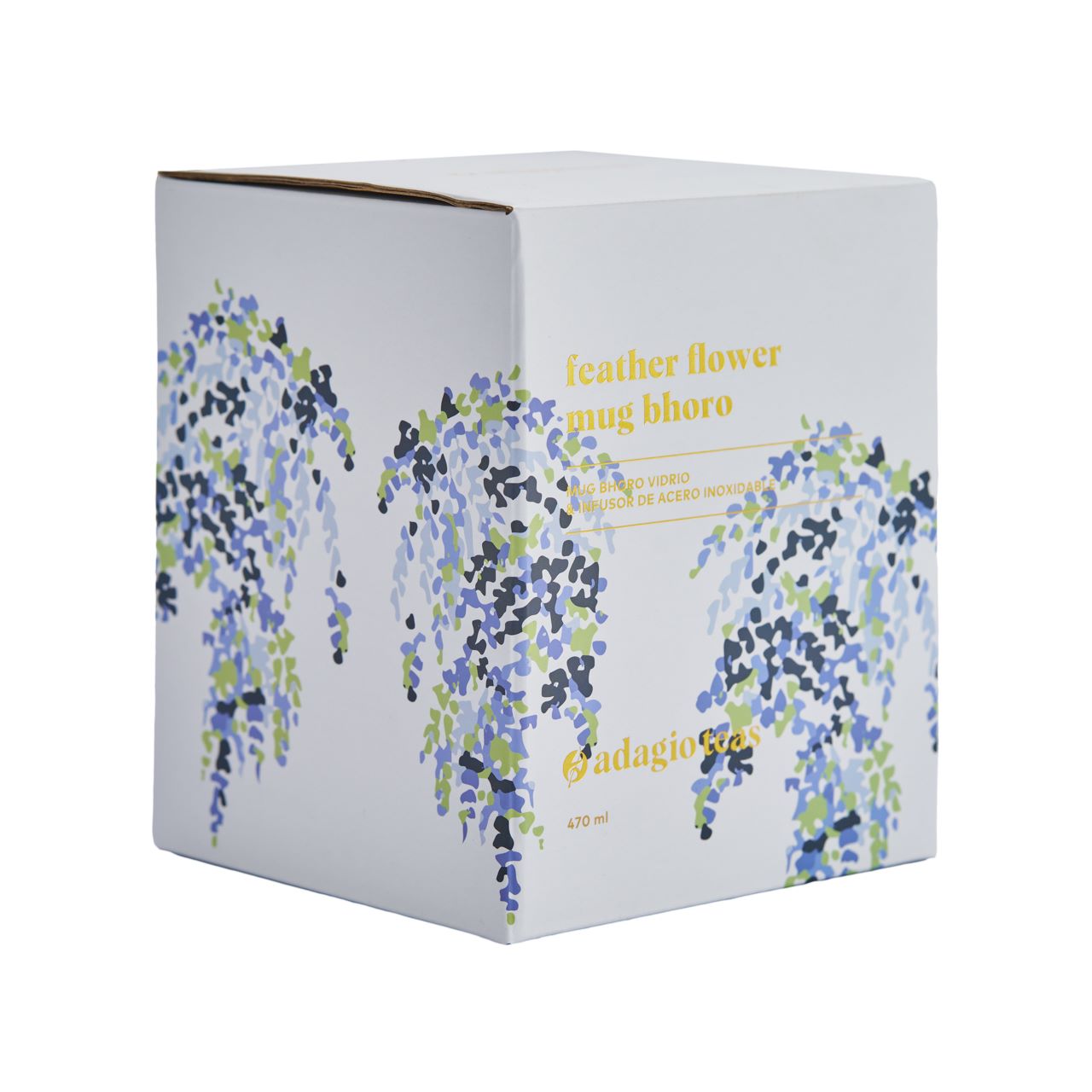 Mug Bhoro Feather Flower con Infusor 470 ml4#Sin Color