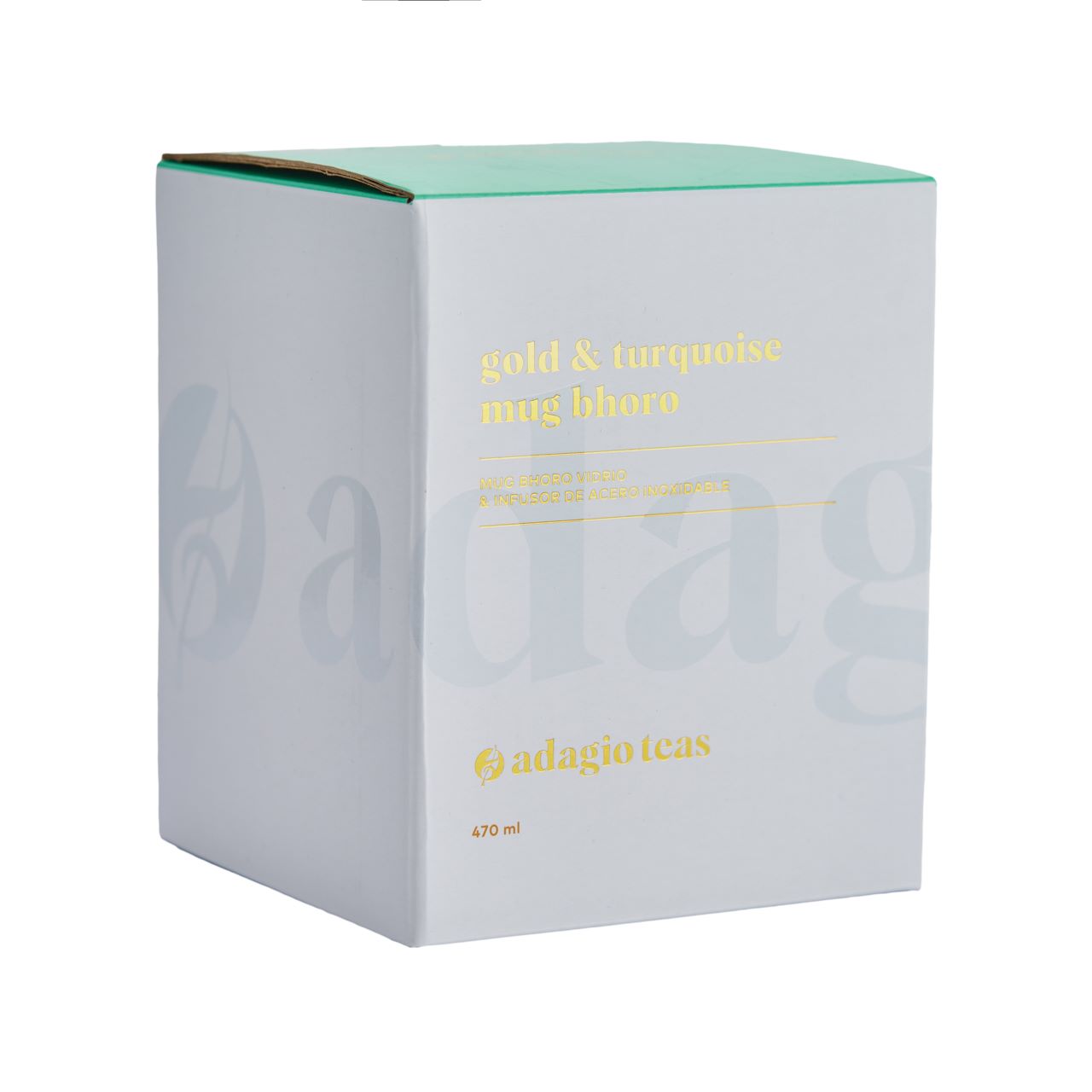 Mug Bhoro Turquesa con Infusor 470 ml3#Turquesa