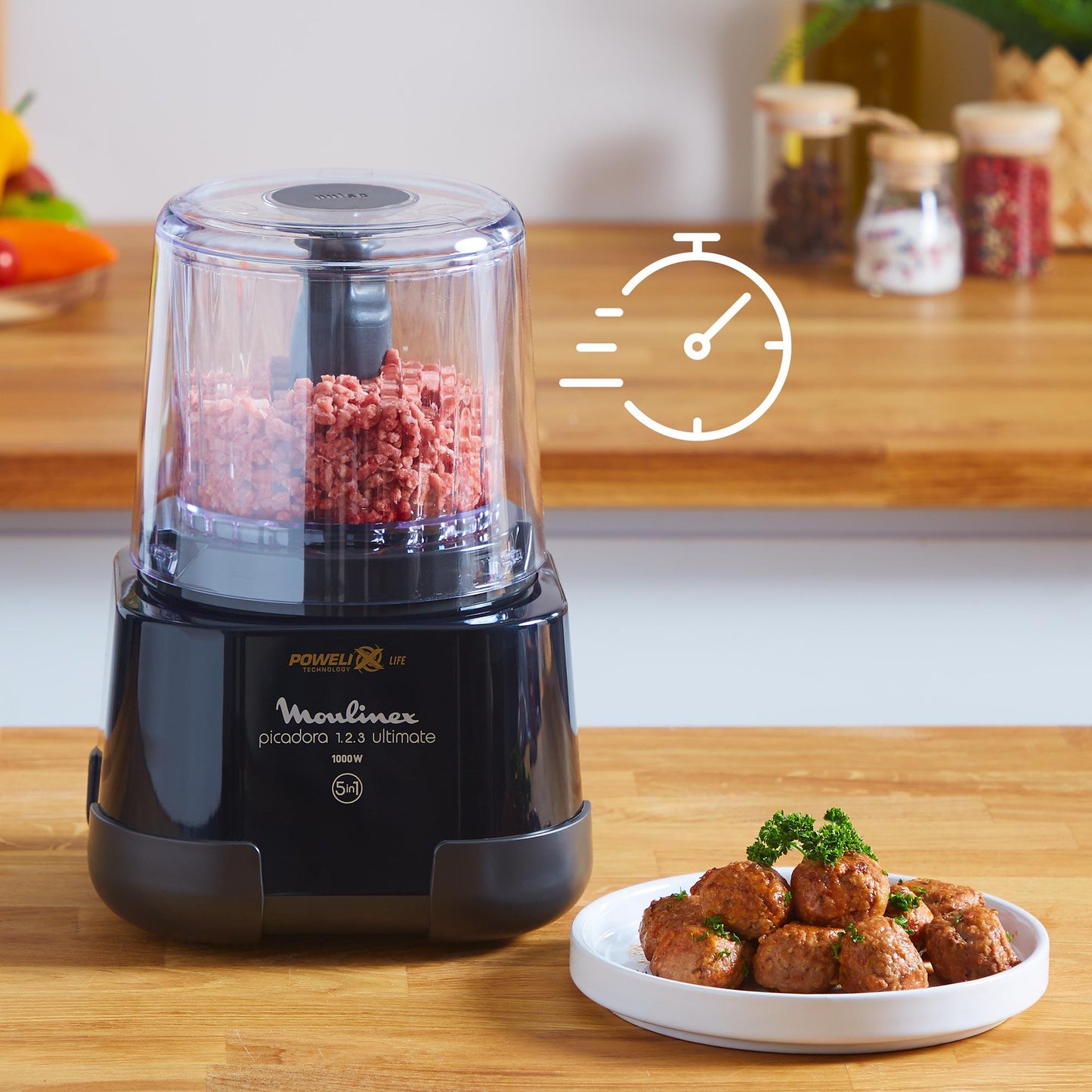 Picadora La Moulinette XXL3#Negro