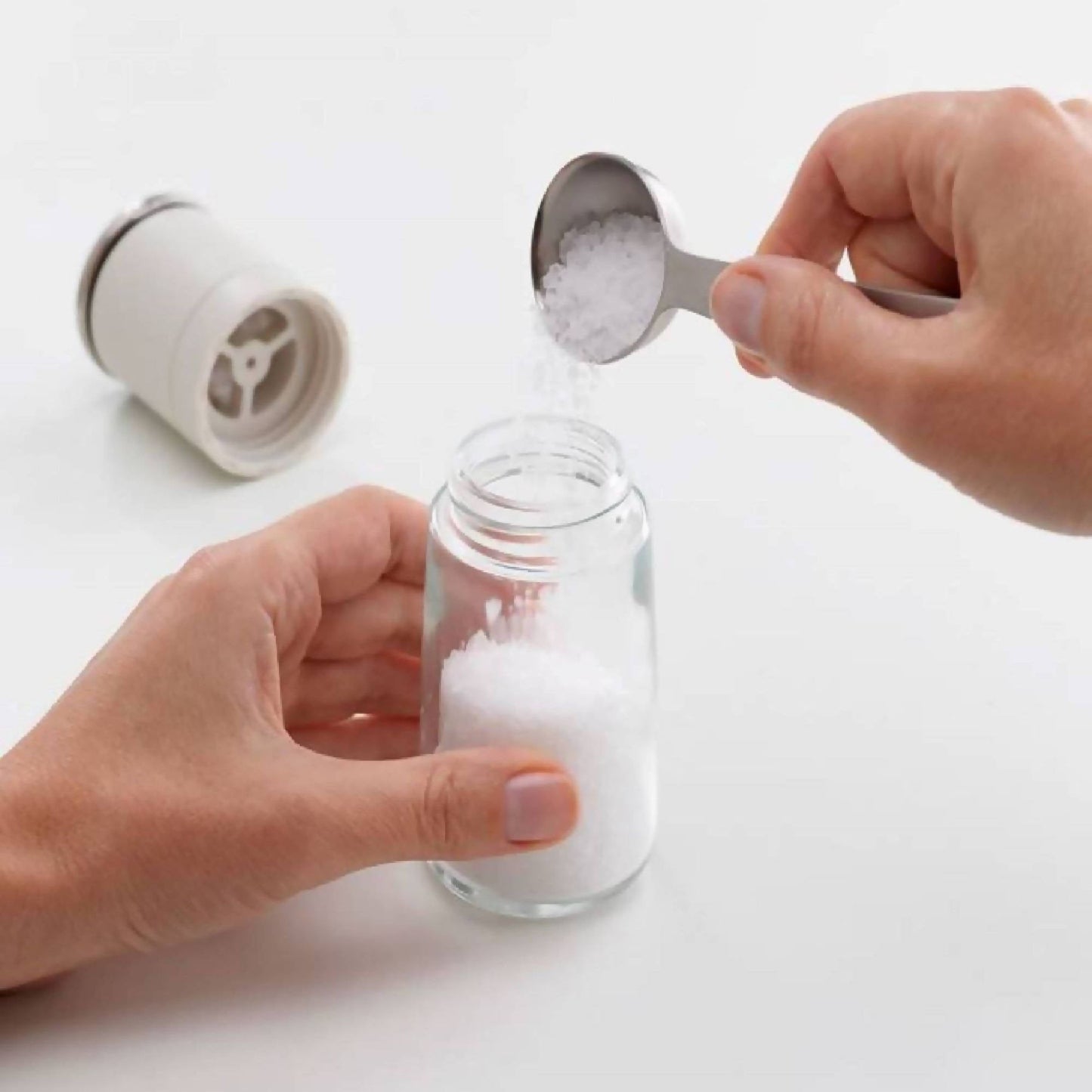 Set 2 Molinillos Duo6#Gris|Blanco