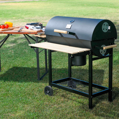 Parrilla Oregon Carbón con Termómetro4#Negro