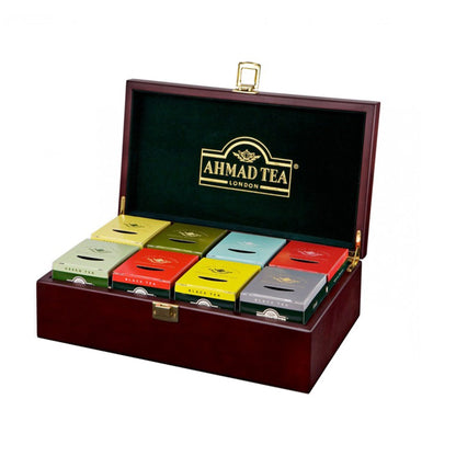 Caja de Madera Tea Keeper 8 Variedades2#Marrón