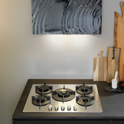 Encimera a Gas Nano tecnología FHCR 905 4G3#Acero