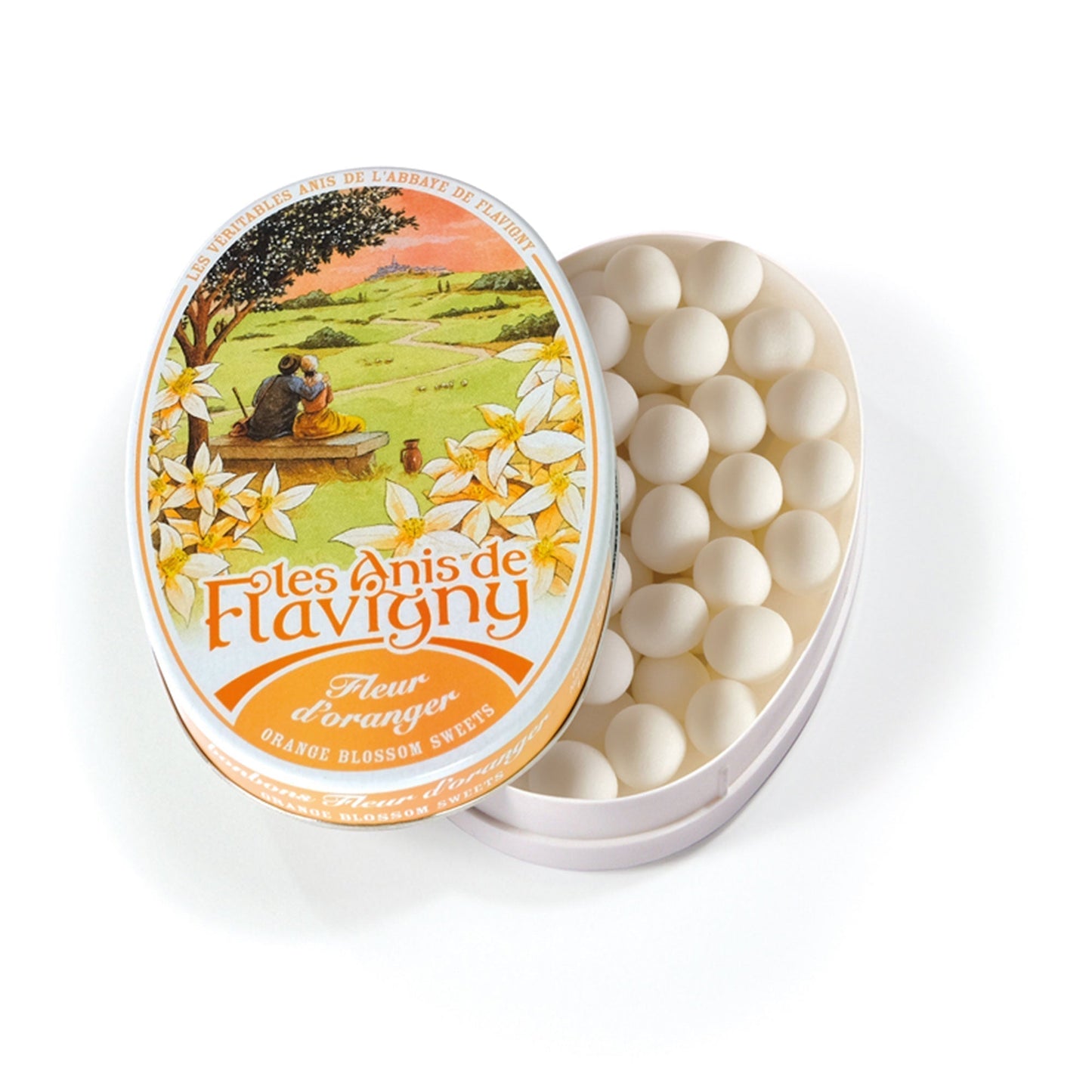 Caramelos Anís Sabor Flor de Naranjo1#Blanco