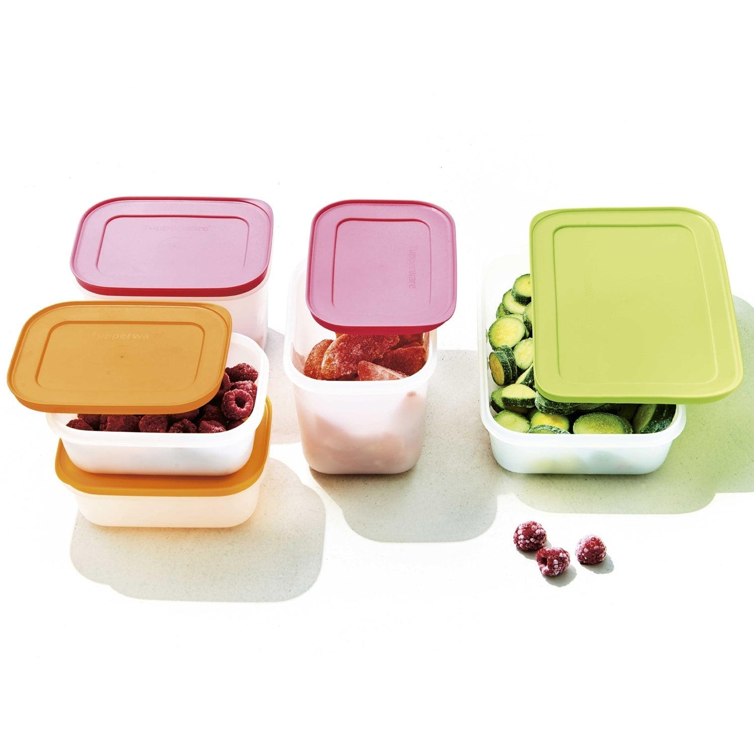 Set 3 Contenedores Congelador/Freezer8#Rosado