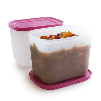 Set 3 Contenedores Congelador/Freezer7#Rosado