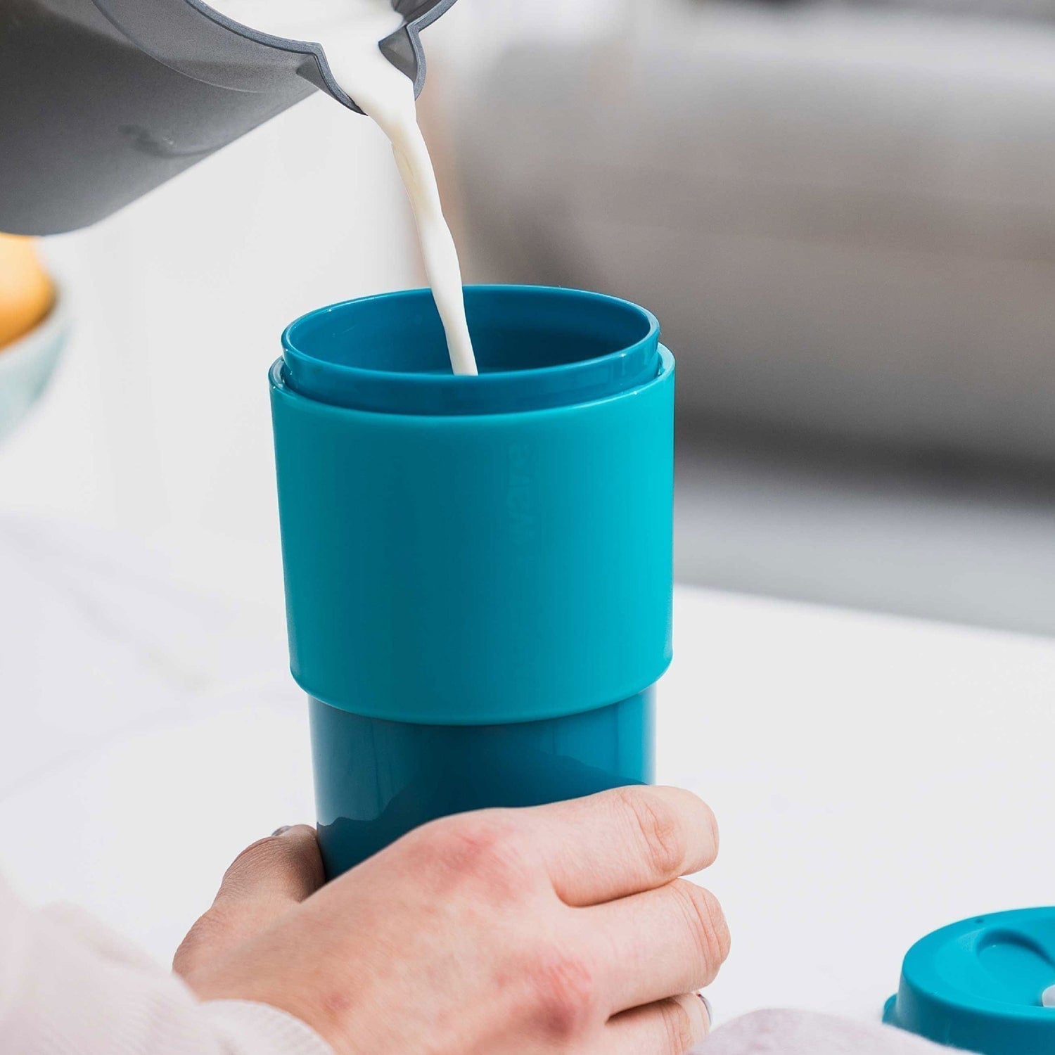 Vaso Transportable Café/Té2#Azul