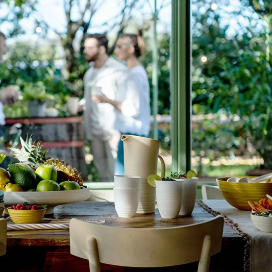 Set 6 Vasos Tierra Bajos 350ml1#Multicolor