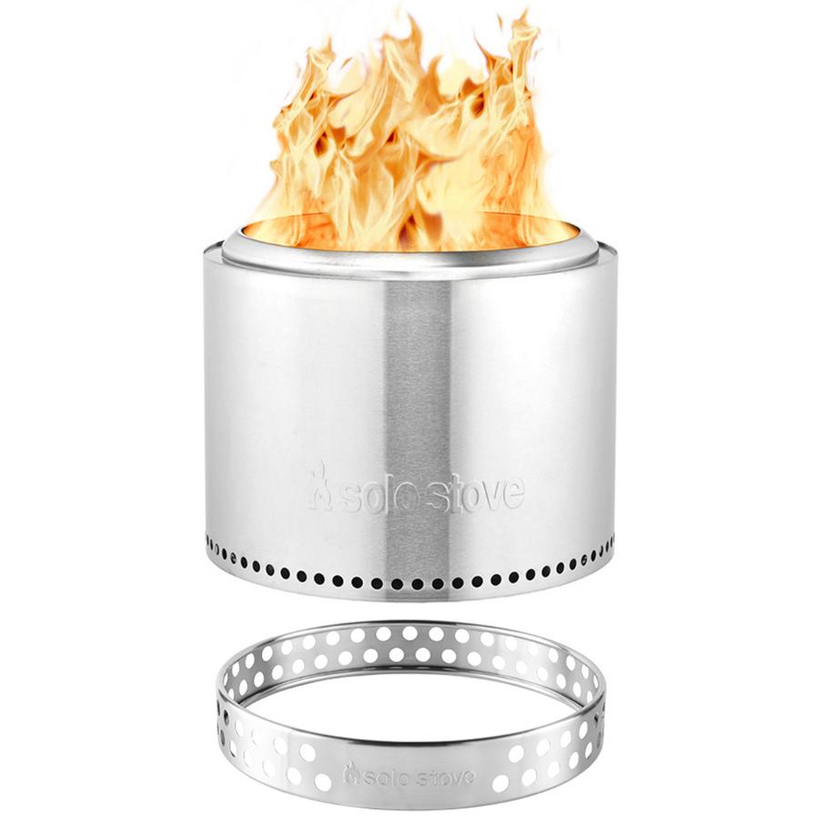 Brasero Bonfire 2.0 + Base Solo Stove11#Plata