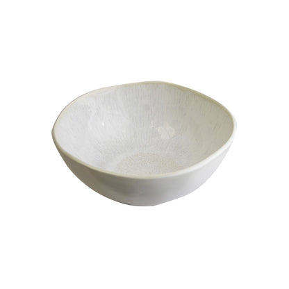 Juego Loza Cerámica Rústica 16 Pzs5#Blanco