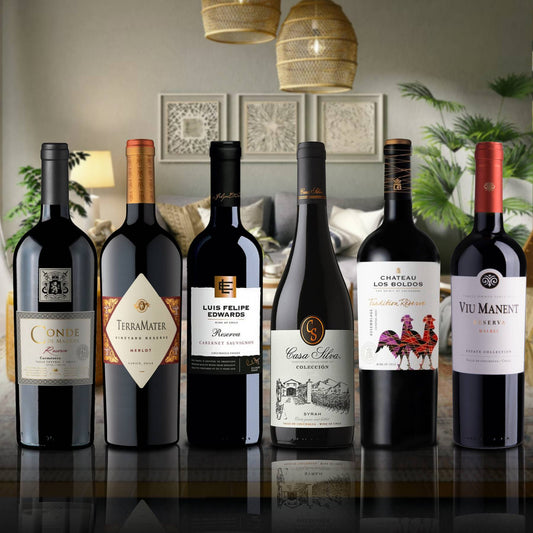 6 Vinos Mix Reserva Tintos1#Sin Color