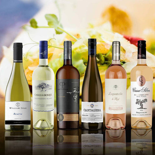 6 Vinos Mix Reservas Blancos1#Sin color