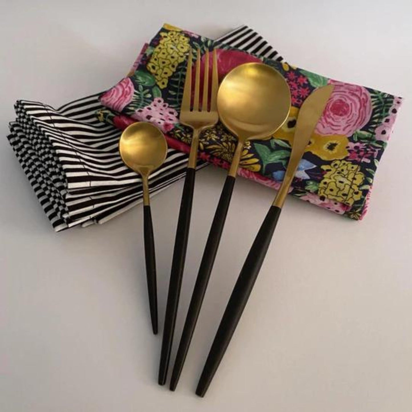 Set Cubiertos Portugal Noir1#Negro