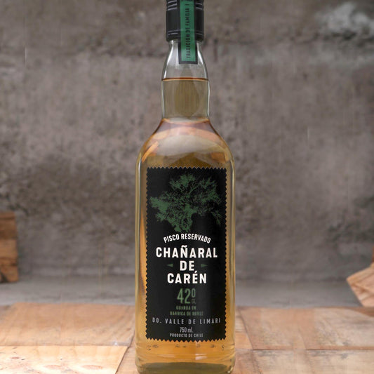 6 Piscos Chañaral De Caren Reservado Envejecido 42º1#Sin color