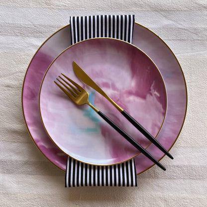 Set Cubiertos Portugal Noir3#Negro