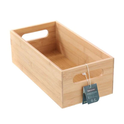 Caja Organizadora De Bambú 30,5 x 151#Madera