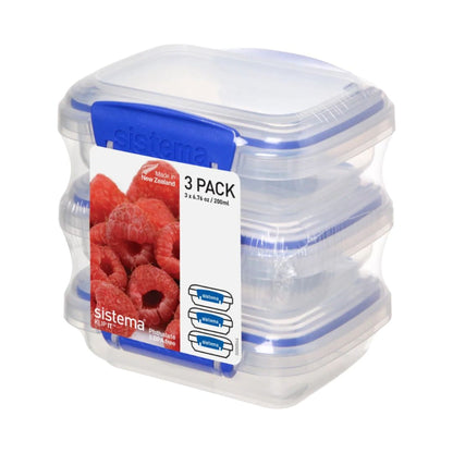 Set 3 Contenedores Klip It 200 ml3#Sin color