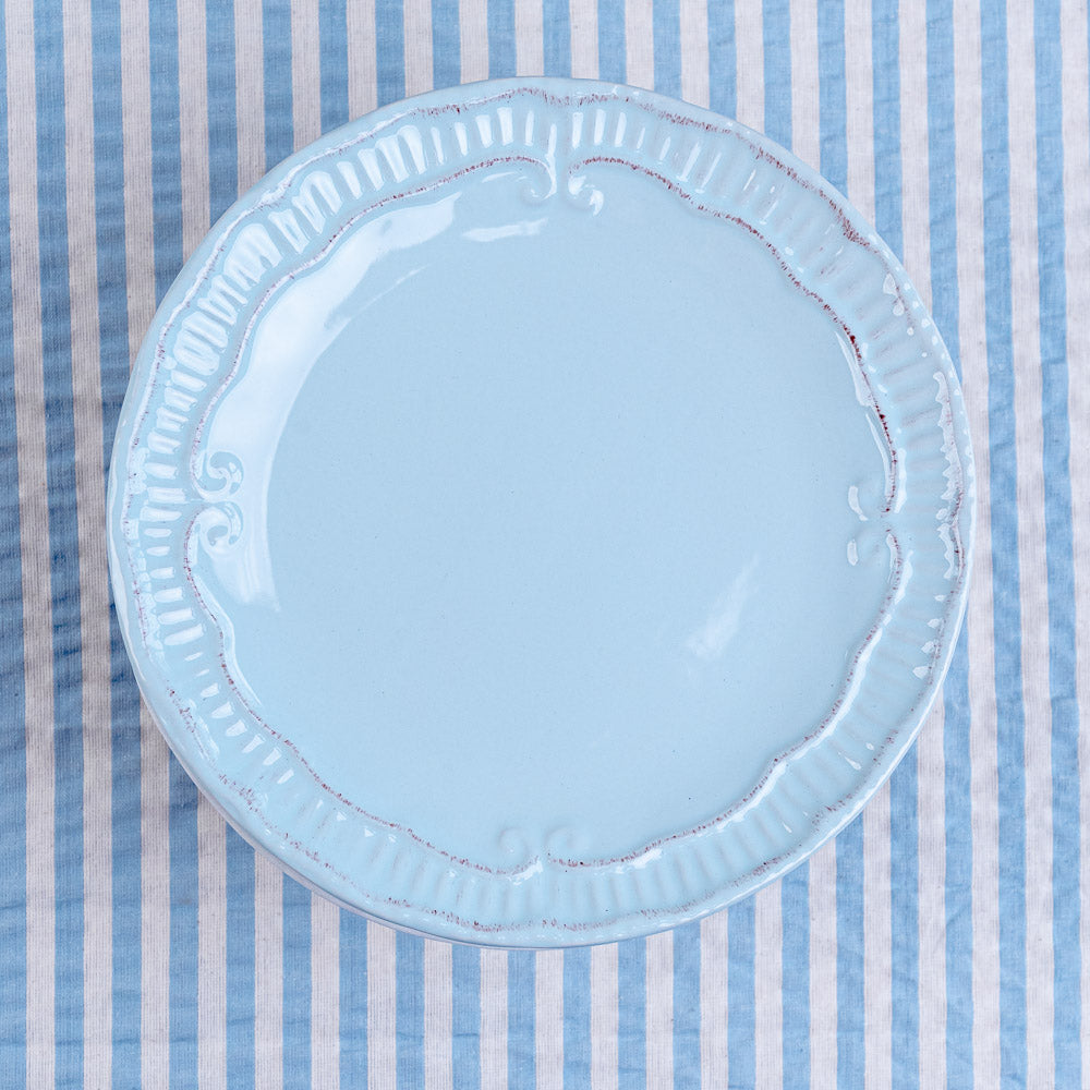 Plato Entrada Provenzal Vintage3#Celeste