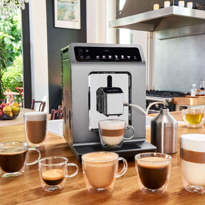 Cafetera Espresso Evidence Plus + Lechero2#Acero