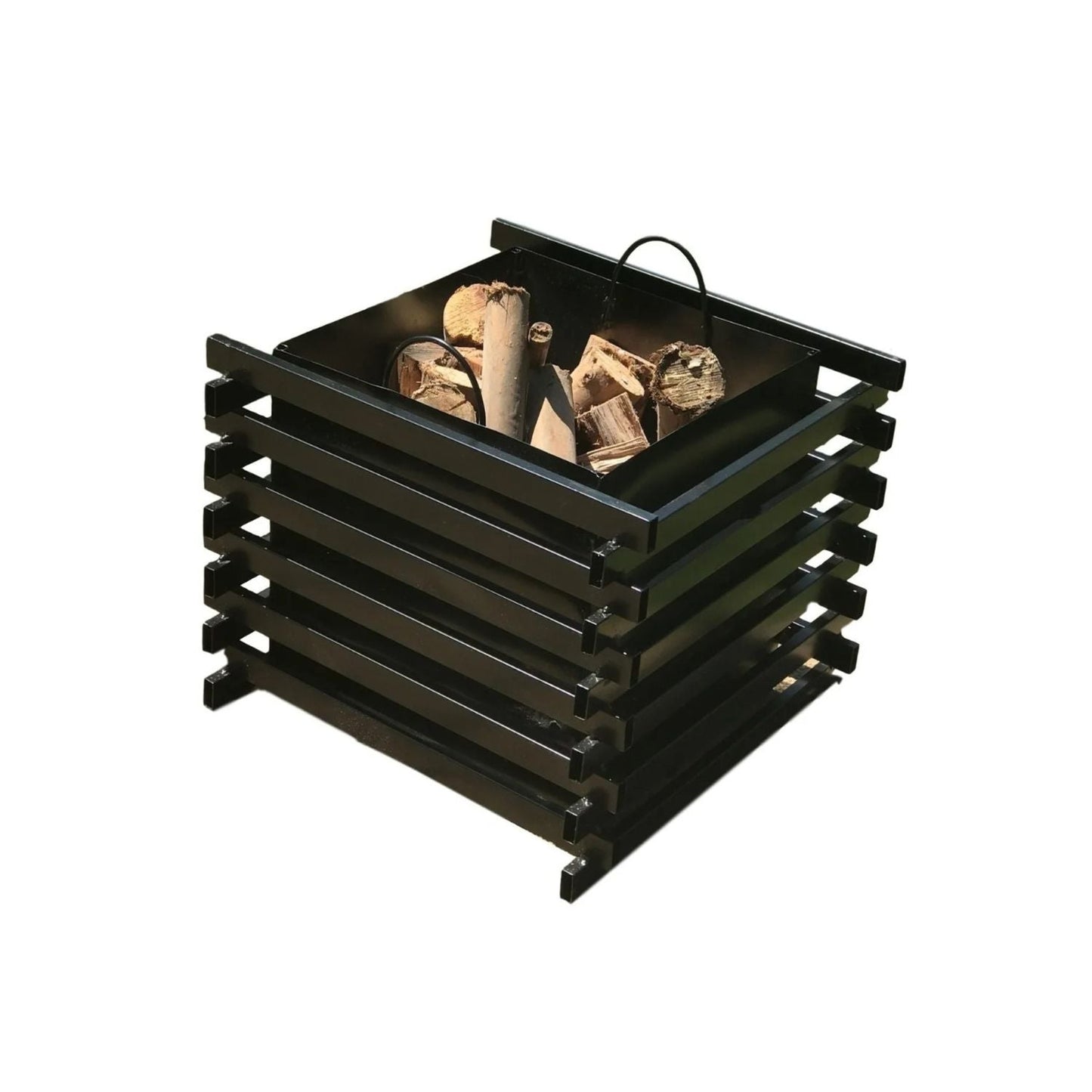 Fogón Brasero De Fierro Para Terraza2#Negro