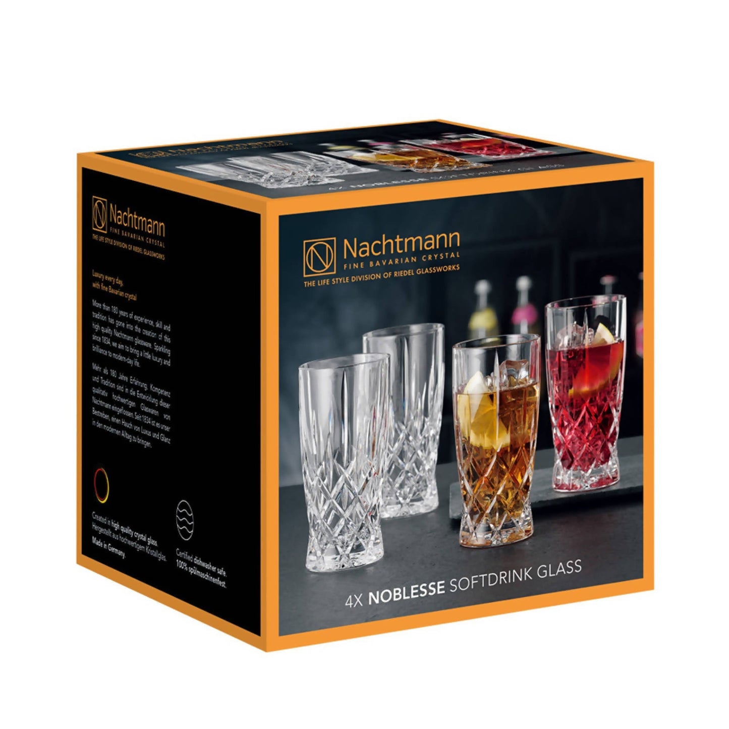 Set 4 Vasos Noblesse Soft Drink3#Sin color