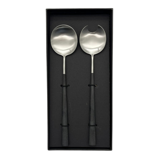 Set De 2 Piezas Para Servir Neo1#Negro