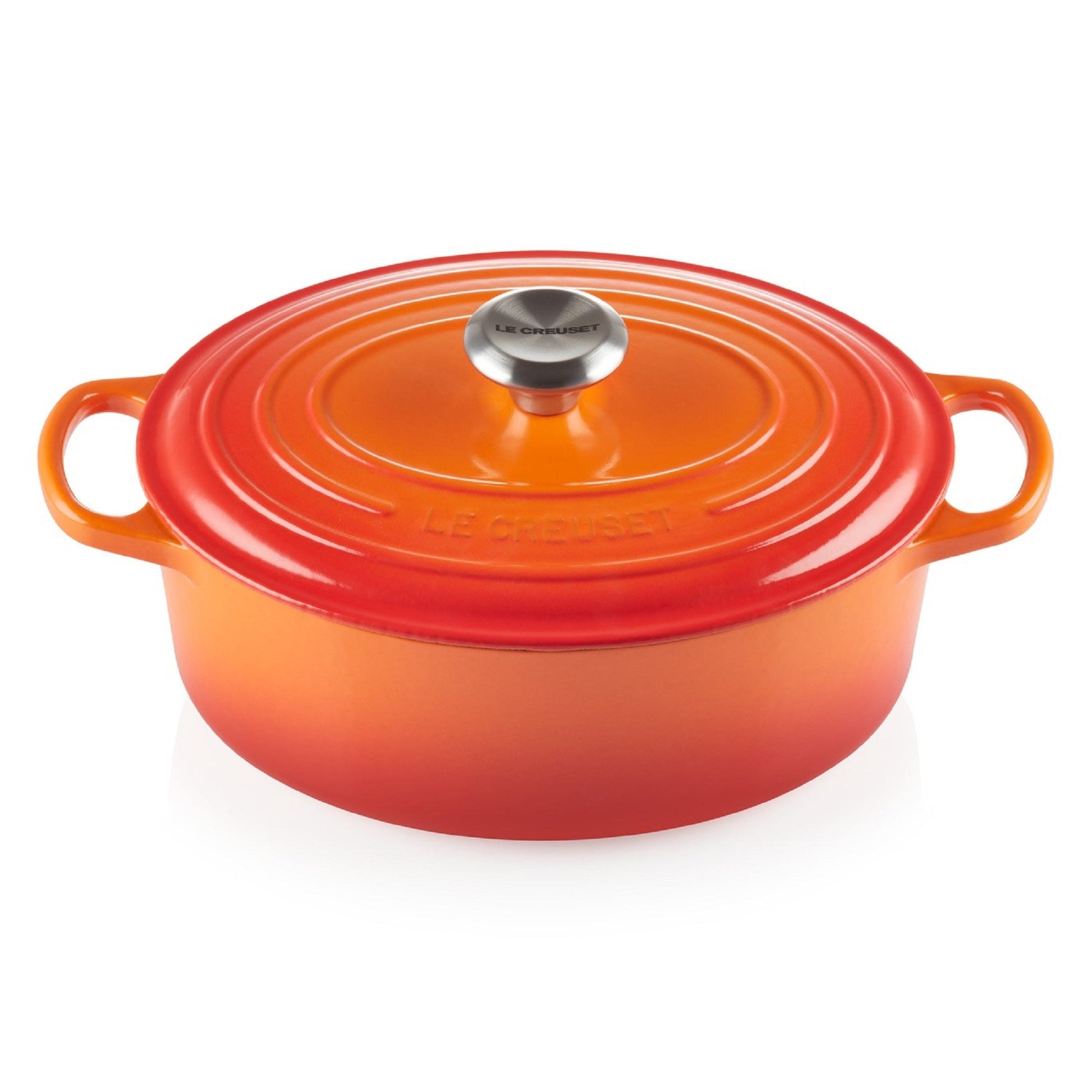 Cocotte Ovalada 27 cm2#Naranjo