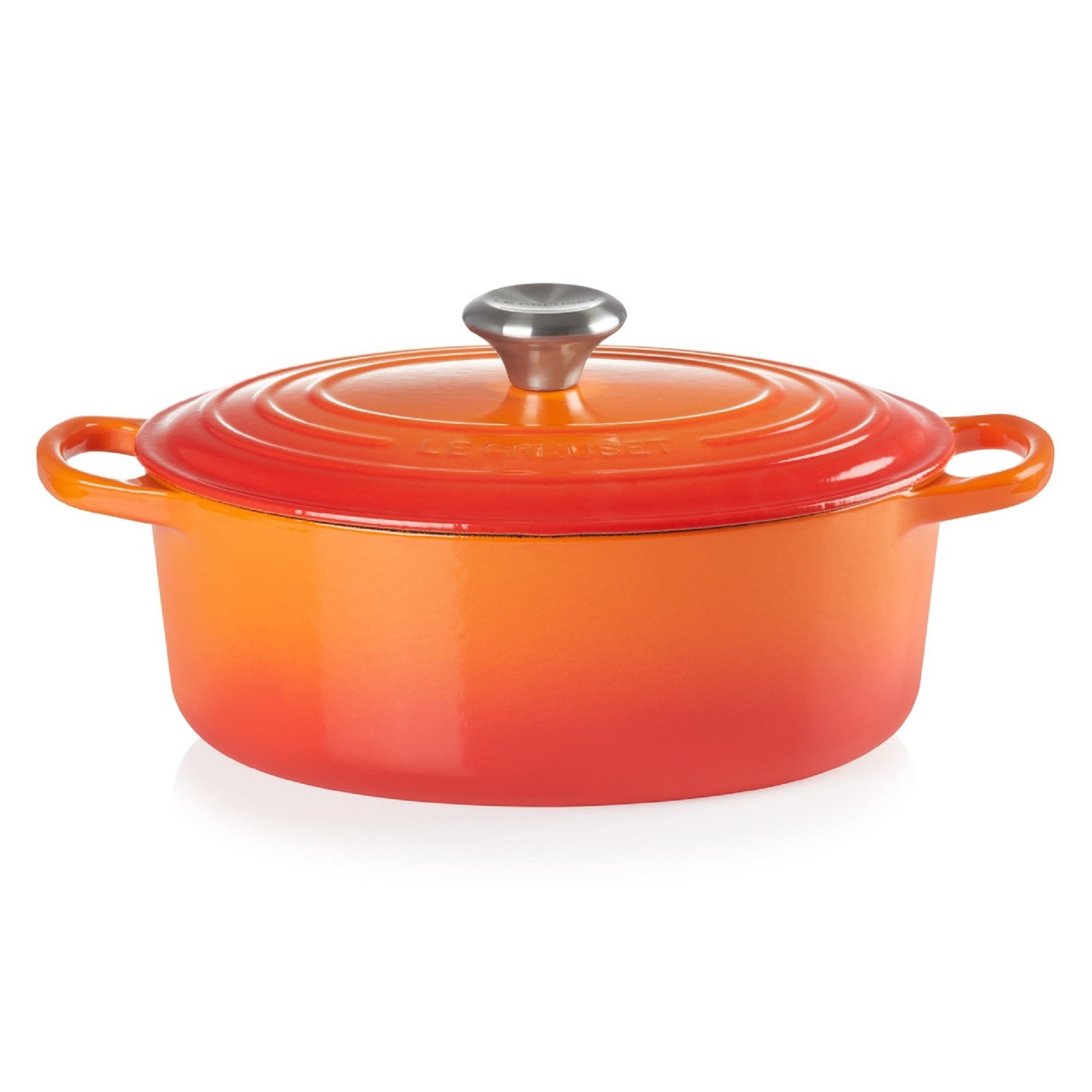 Cocotte Ovalada 27 cm6#Naranjo