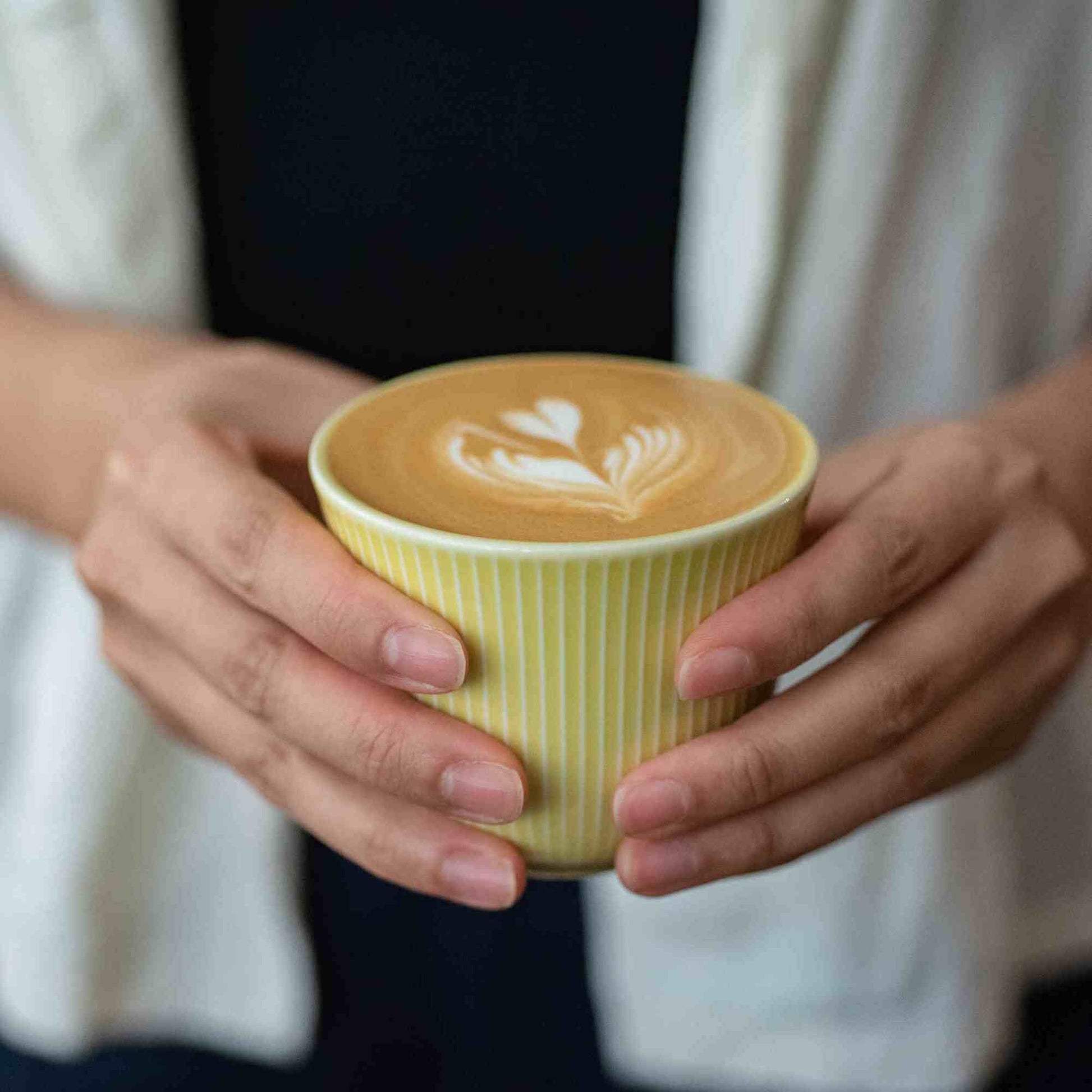Taza Embossed 250ml2#Amarillo