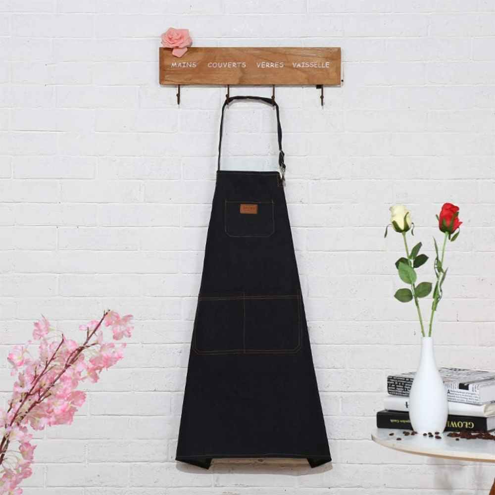 Pechera Delantal Parrilla Mezclilla2#Azul