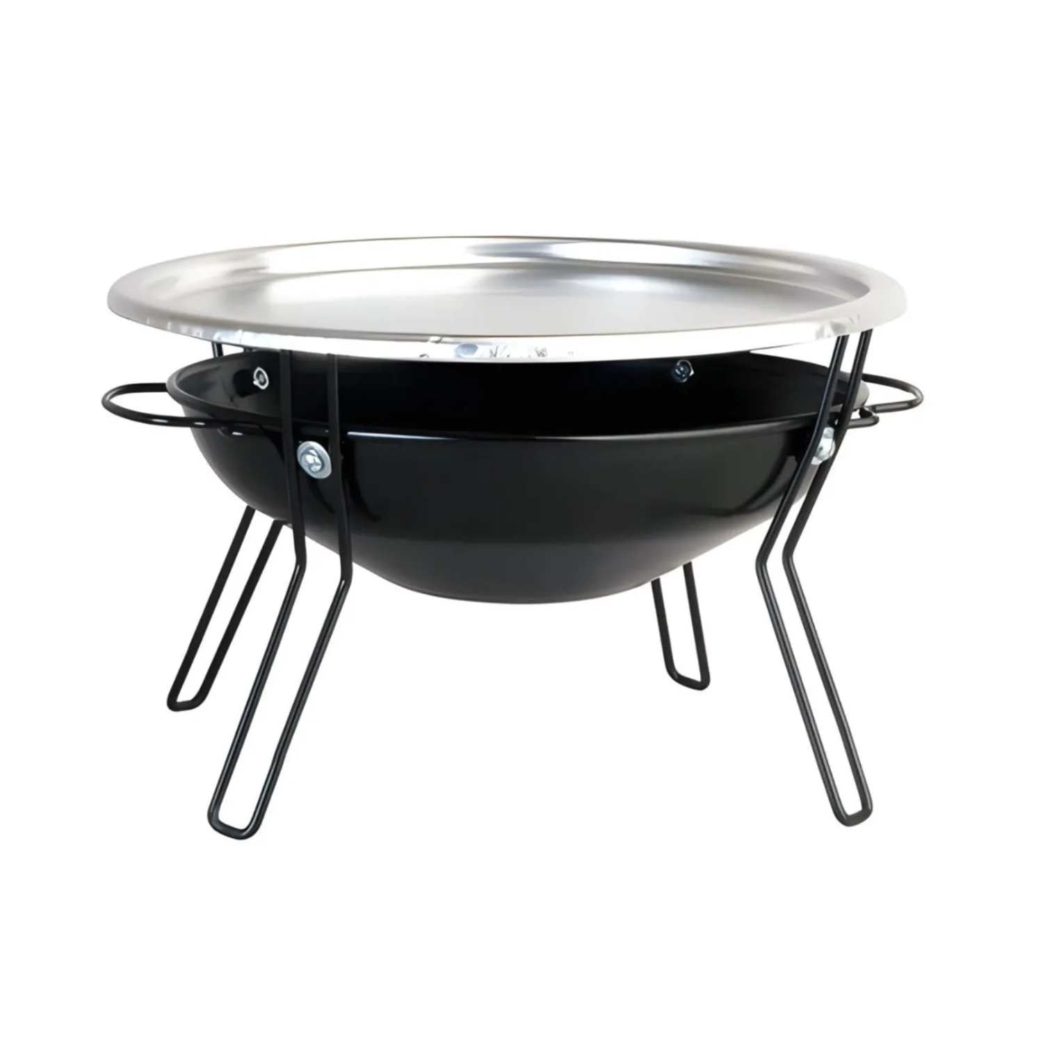 Parrilla Brasero Mesa Acero Inoxidable3#Negro