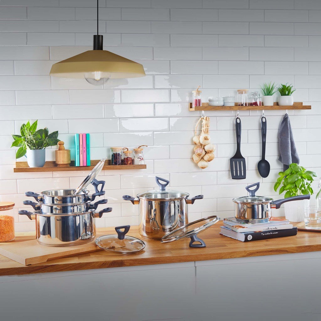 Batería 10 Piezas Daily Cook2#Acero