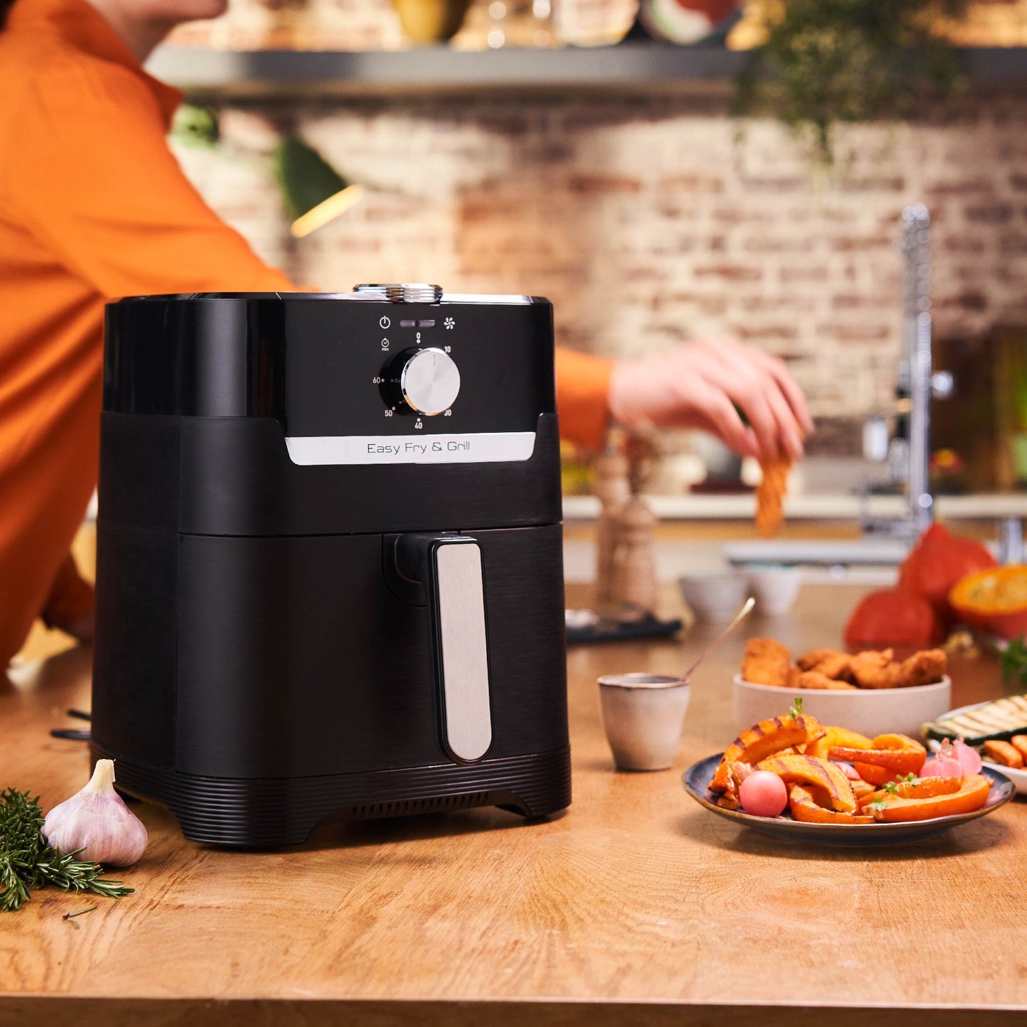 Freidora de Aire Easy Fry & Grill Mecánica 4.2 Lts4#Negro